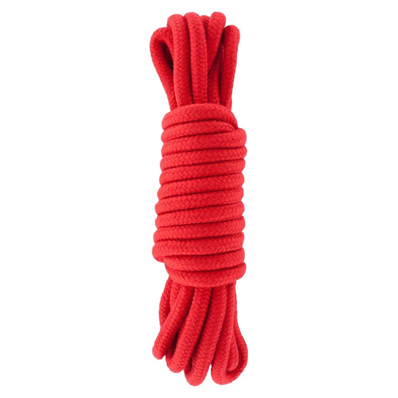 Wiązania-BONDAGE ROPE 5 METER RED